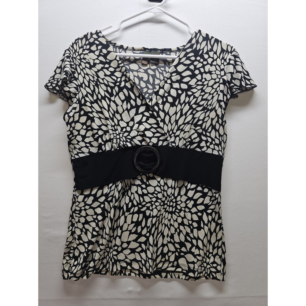 Lot Of 3 VTG Y2K Womens Tops Size M PM Stretch Empire Waist Whimsigoth Office